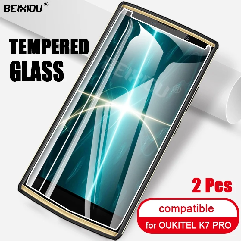 Закаленное стекло для OUKITEL K7 PRO 2 шт. защита экрана 2.5D 9h закаленное