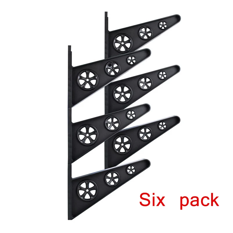 6 шт. стойки для скейтборда настенный держатель хранения вешалка крючки