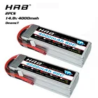 12 упаковок аккумулятор HRB lipo 4S 14,8 в 4000 мАч 60c с T Deans EC5 штекер для осевой Truggy rc автомобиль гоночные танки дроны Вертолет Лодка