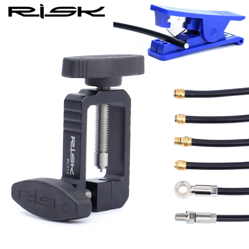 

RISK Brake Hose Cutter Plug Insert Install Tool Press Fit in BH59 / 90 Bicycle Needle Tool Driver Hydraulic Hose Cutter Disc