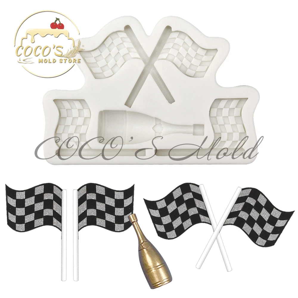 

Новое поступление, дизайнерская силиконовая форма в виде флага, аксессуары для кухни, форма для конфет и тортов, жаростойкая посуда