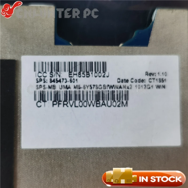NOKOTION 845473-601 845473-001 для Hp Elite X2 1012 G1 материнская плата ноутбука SR2EG M5-6Y57 8 ГБ ОЗУ HD 515 |