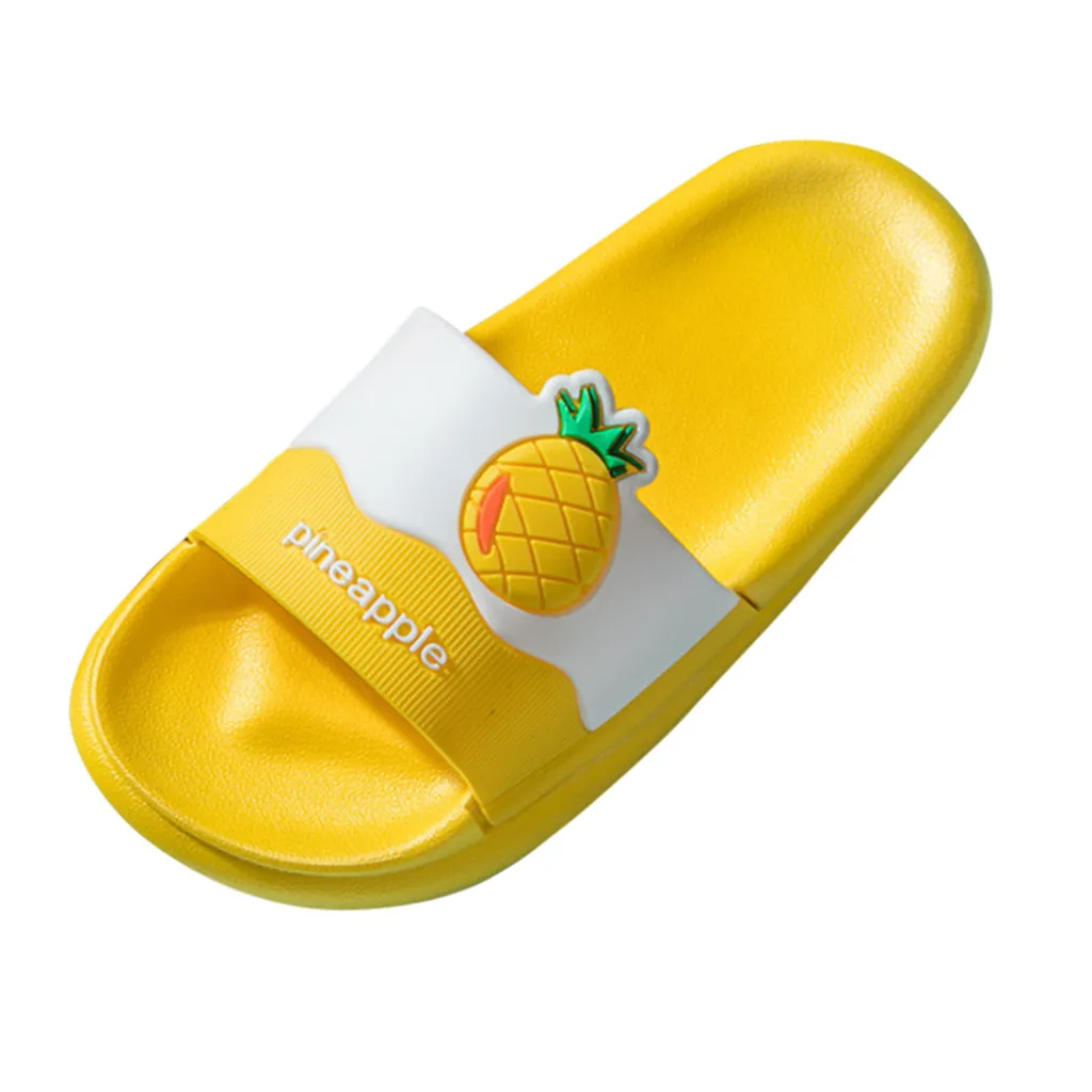 Шлепанцы для девочек и мальчиков летние шлепанцы с мультяшным жирафом пингвином