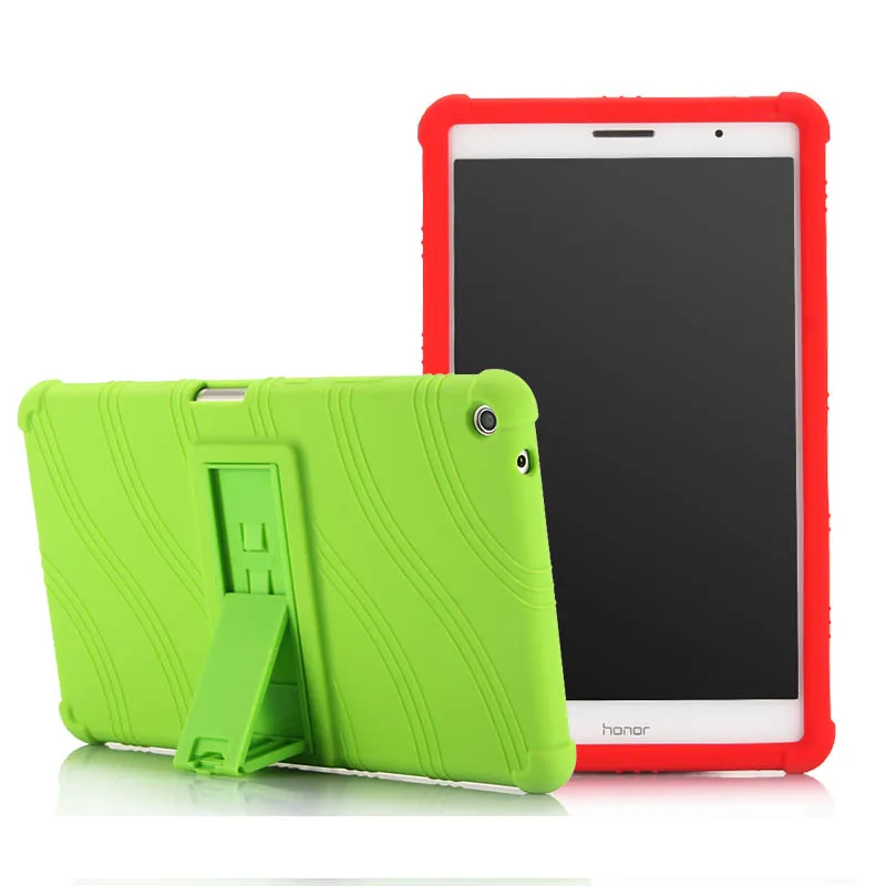 Силиконовый ударопрочный чехол с подставкой для Huawei MediaPad T3 10. 0 KOB L09/W09 Honor Play Pad 2 8