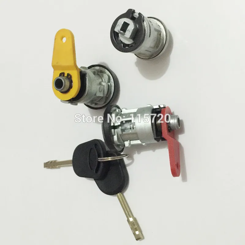 Переключатель зажигания левый правый дверной замок цилиндр с 2 ключами OEM