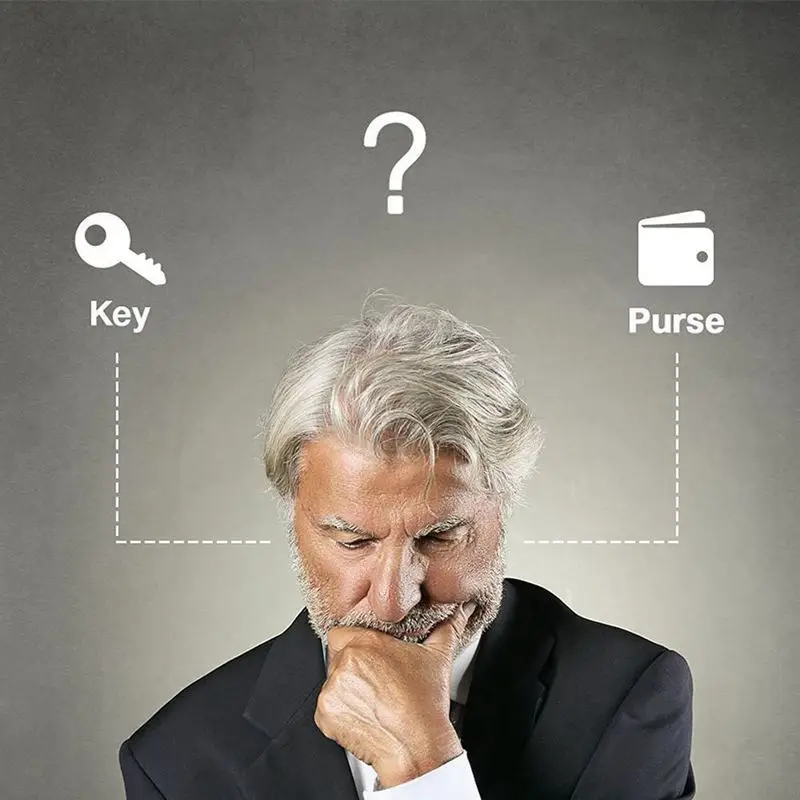 Беспроводной Радиочастотный брелок для поиска ключей с светодиодный фонарик