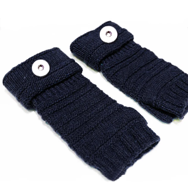 multicolor Christmas 18mm snap button jewelry knitted gloves  mittens  OEM, ODM TX9103