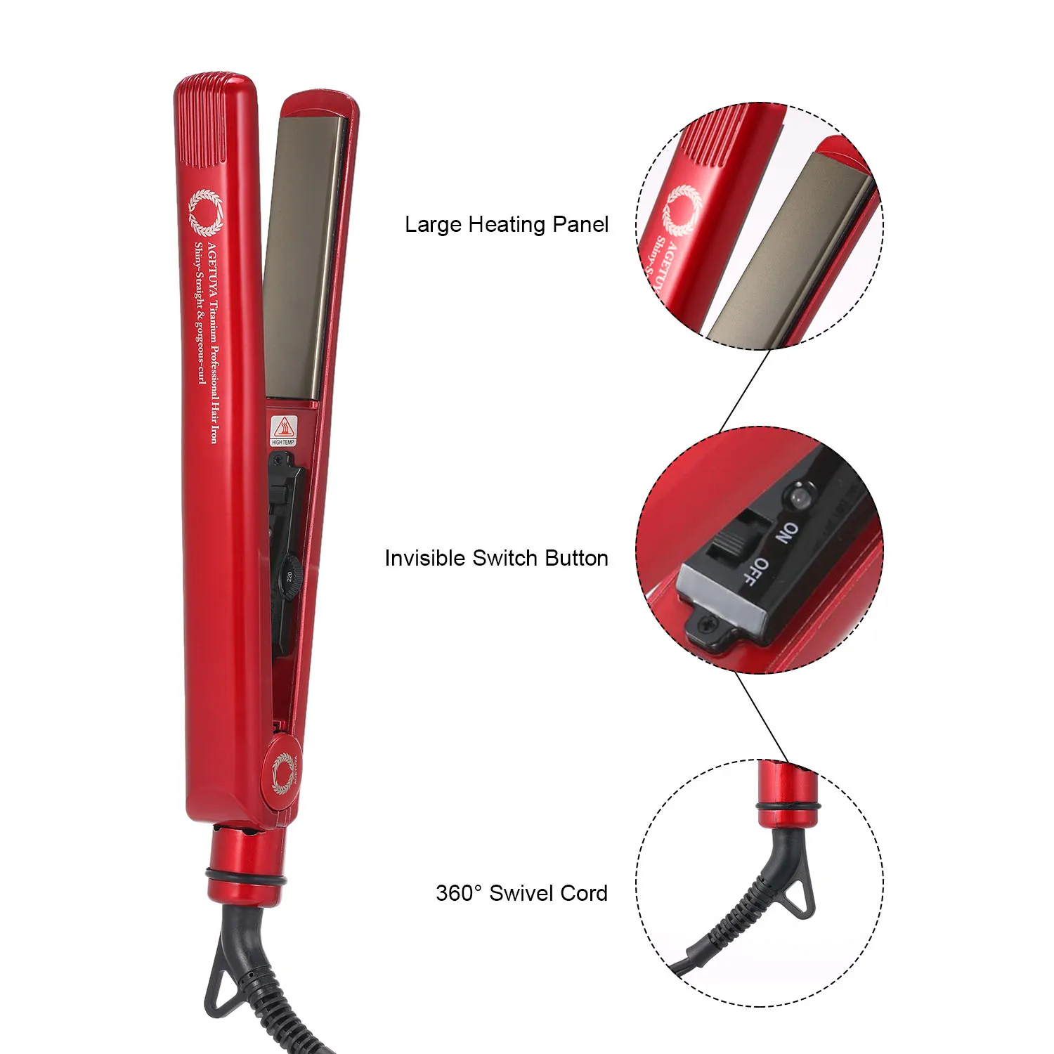 Новинка 2019 выпрямитель для волос утюжок Керамический выпрямления инструменты