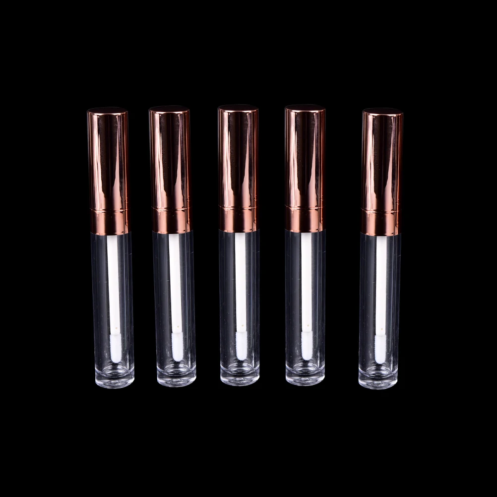 

1Pc 6ml Design Rose Gold Empty Lipstick Tube Lip Balm Bottle Container