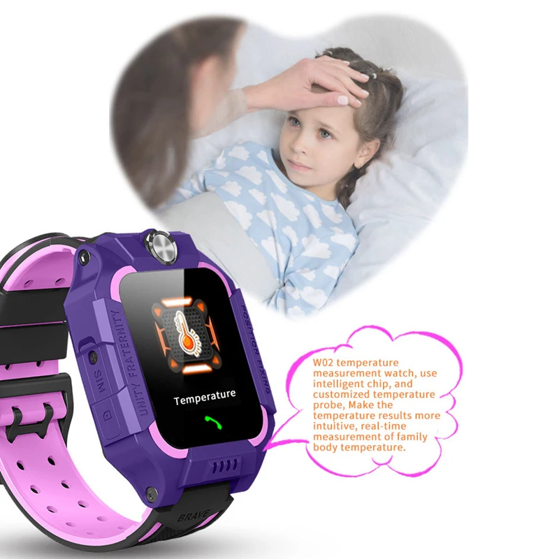 Высокое качество смарт телефон часы для детей лоб температуры тестовый