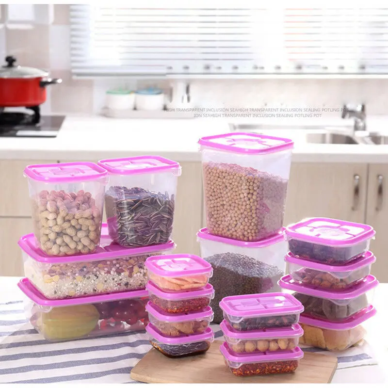 

High-end Thick Plastic Food Storage box portable Containers Saver Container