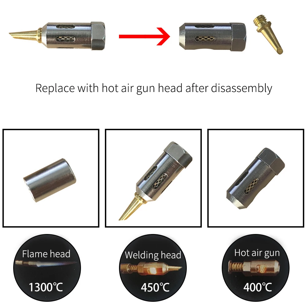 

Welding Pen Gas Soldering Iron Kit Easy Refill Professional Repair Blow Torch Portable Tip Tool Burner Cordless Home Outdoor