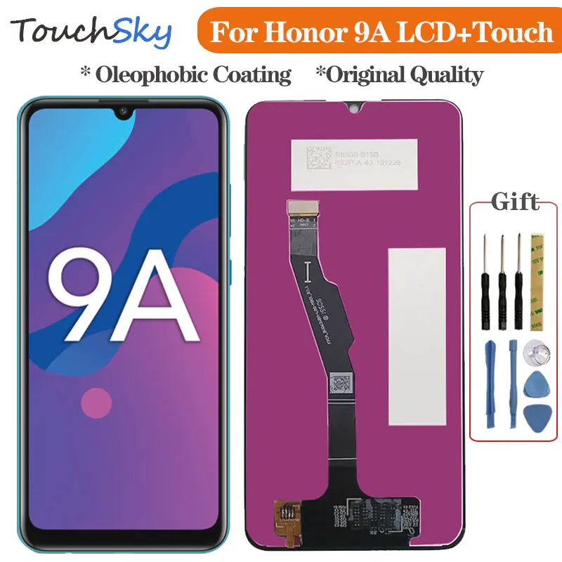 ЖК дисплей 6 3 дюйма для Honor 9A с сенсорным экраном в сборе Ремонтный Enjoy 10E