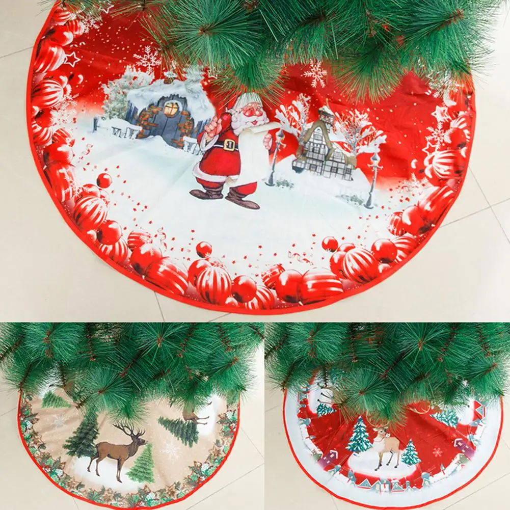 

Юбка в виде рождественской елки, украшение на дне рождественской елки, напольный коврик, коврик для рождественской елки, украшение для дома,...