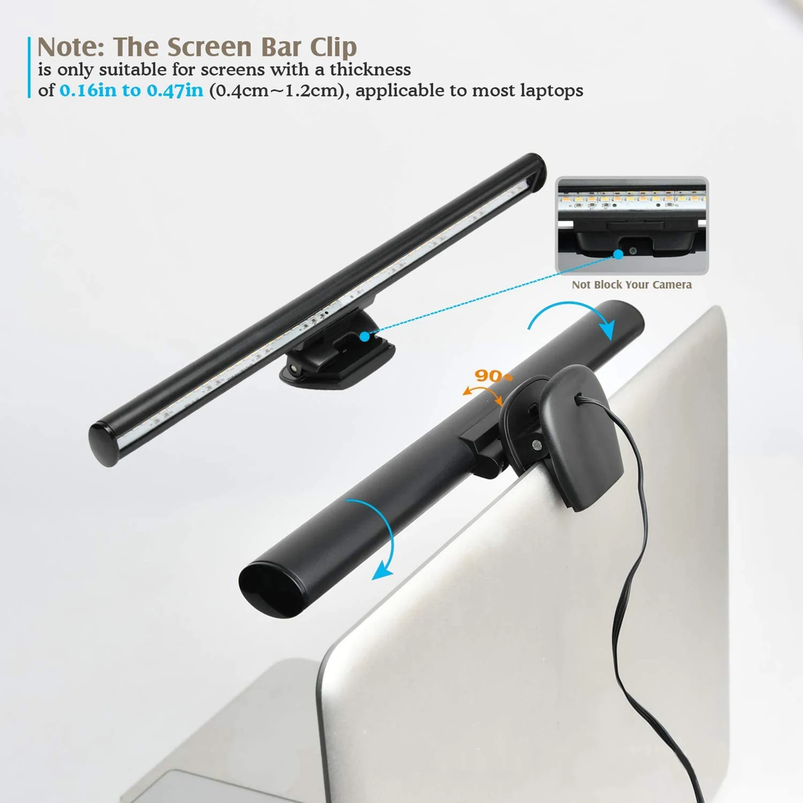 Затемнение для защиты глаз светодиодный настольная лампа компьютера ПК МОНИТОР