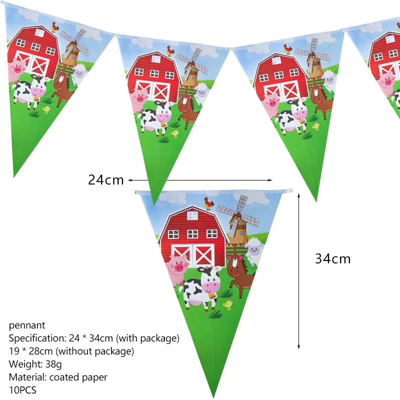 Гранит с зеленой фермой животные фотосессия соломенный детский шар для душа | Дом