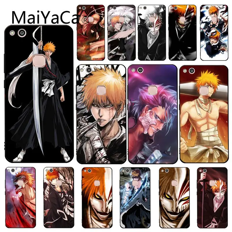Чехол для телефона Maiyaca с японским Аниме Bleach Huawei Y9 Y7 Y6 II Y5 Prime 2018 2019|Бамперы| |