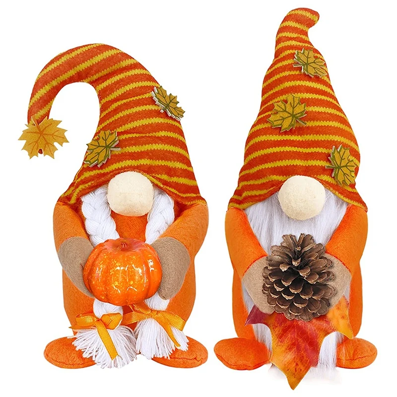

Fall Gnomes Plush Thanksgiving Decor Tomte Gnomes for Thanksgiving Fall Farmhouse Decorations Home Table Ornaments
