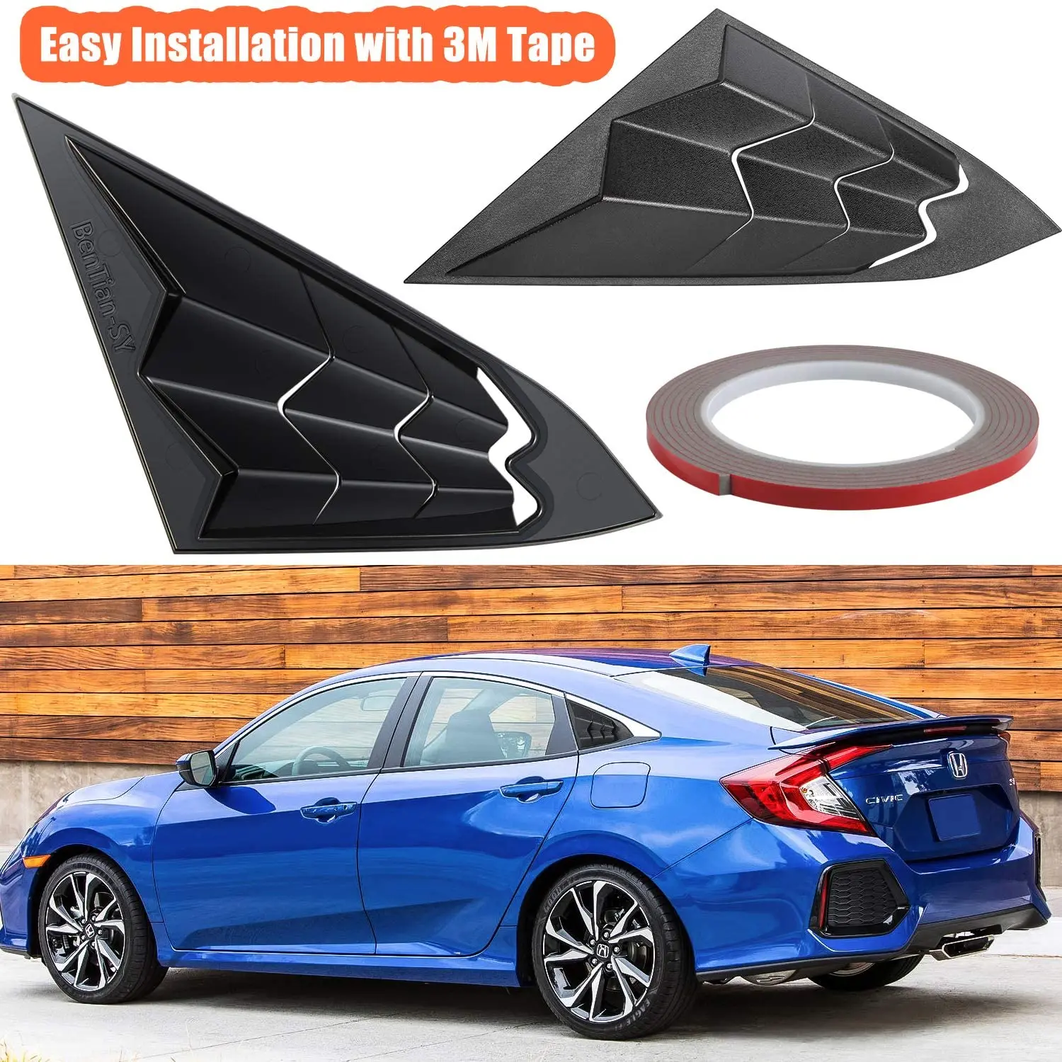 2 шт. накладки на лобовое стекло для Honda Civic Sedan 2016 2020|Стеклоподъемники и запчасти| |