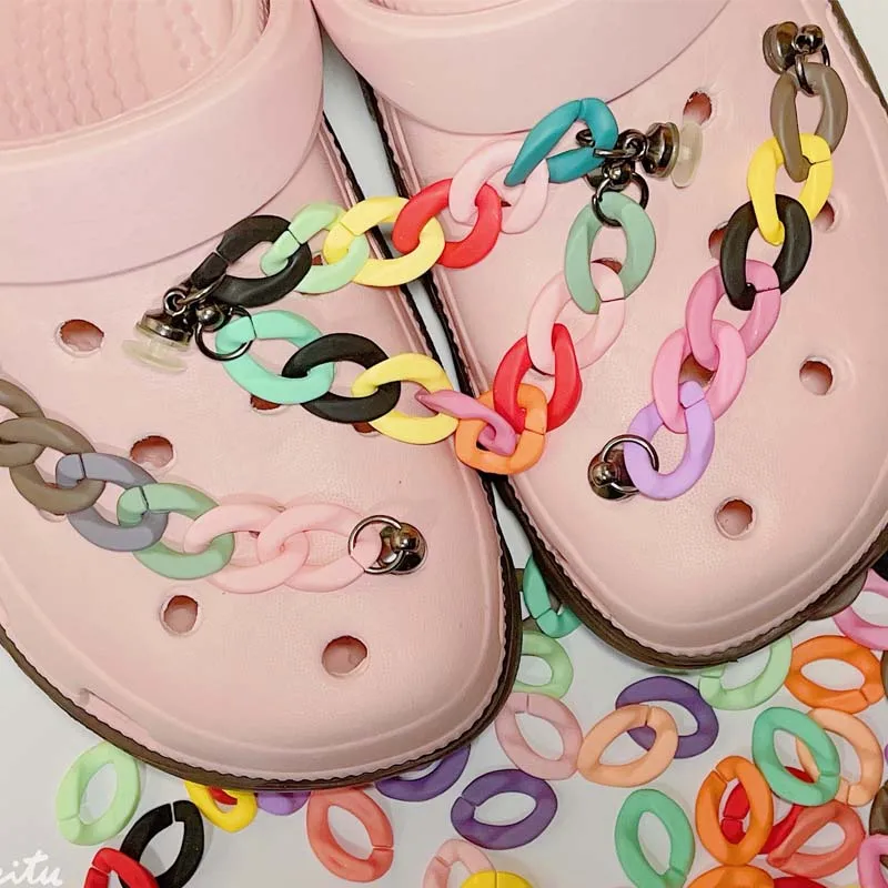 

Free Collocation Women's Chain Crocs Charms Children Shoes Clogs Decorations Accessories Kids Jeans Set JIBZ Crocs Fit Gifts