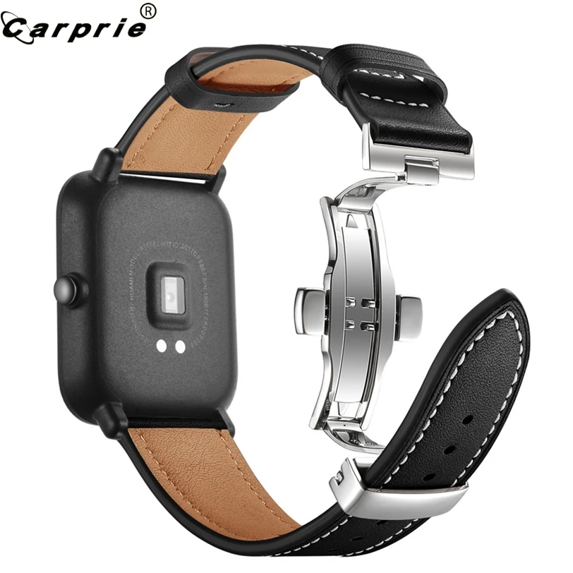 Быстросъемный мягкий кожаный ремешок CARPRIE для Huami Amazfit Bip 907|Смарт-аксессуары| |