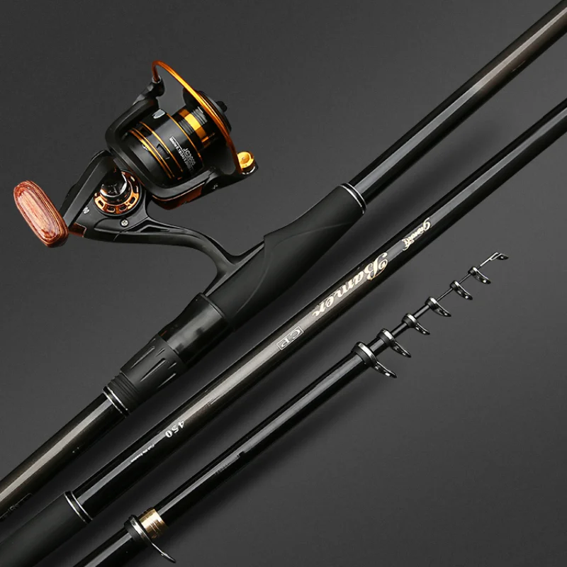 Hand Pole Fishing Rod Position Carbon Boat Beach Rock Super Light Hard Fishing Rod Sea Pole Pechincha Fishing Supplies WS50DG