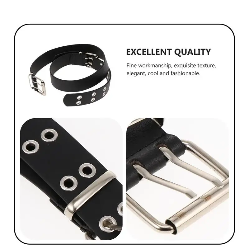 

PU Leather Fashionable Cool Belt Practical Leather Belt Portable Leather Belt