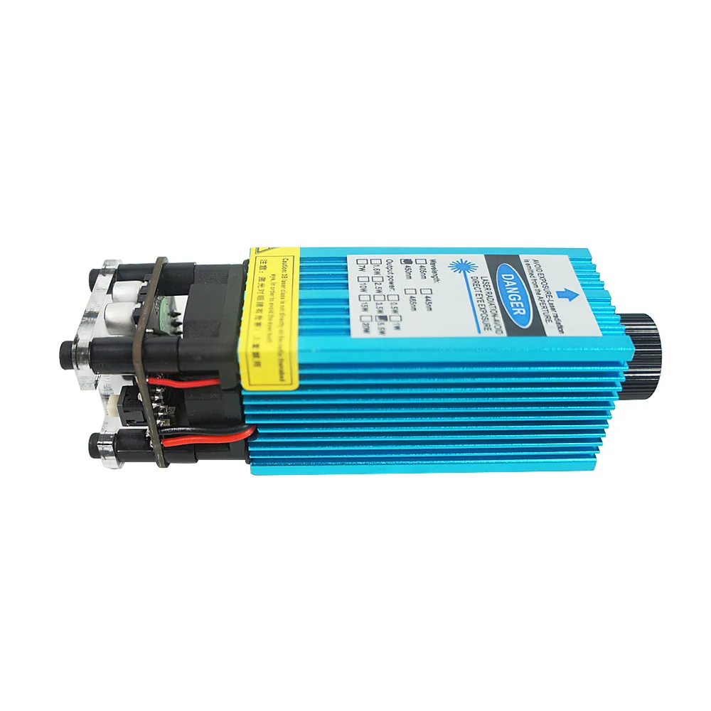 Diode Laser Module TTL PMW Mix Control 405NM 450NM Blue Purple Head for Desktop Wood Engraving Machine | Инструменты