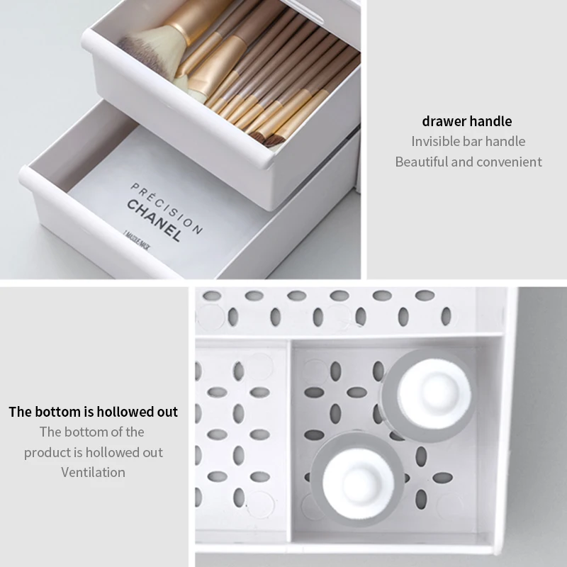 

Make-Up Organisator Voor Cosmetische Grote Capaciteit Cosmetische Opbergdoos Organizer Desktop Sieraden Nagellak Make Drawer