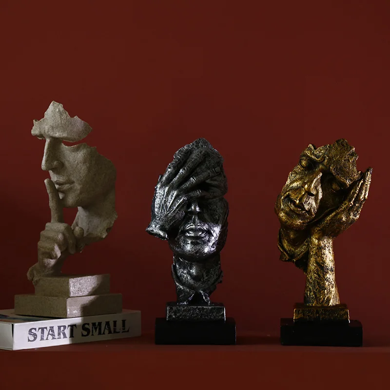 Мини-Статуэтка Thinker Статуэтка Современный живой художественный декор мебель