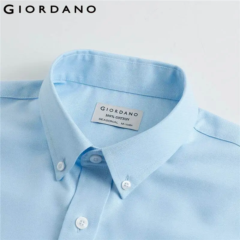 

Giordano Men Non-ironing oxford short-sleeve shirt