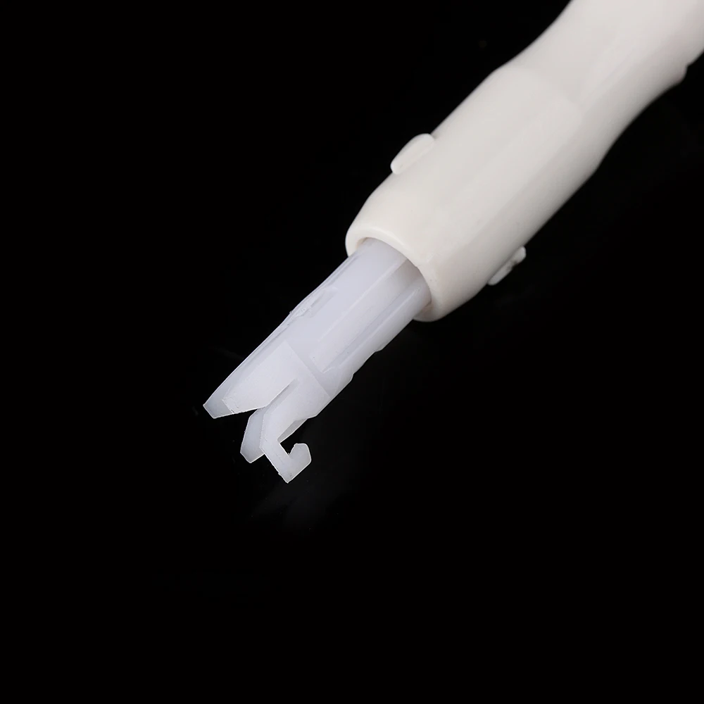 1 шт. портативная белая пластиковая ручка и металлическая вводная игла Threader