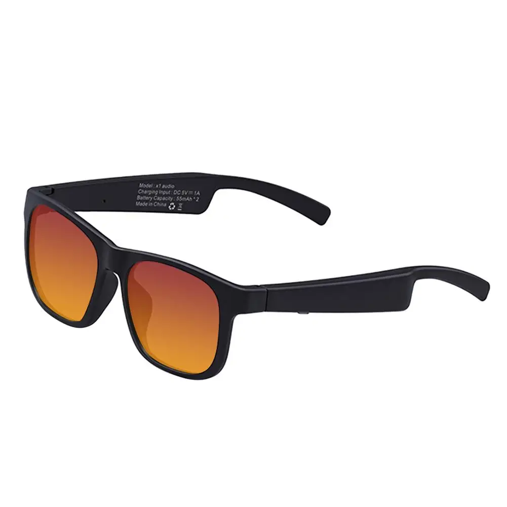 

Солнцезащитные очки с поддержкой Bluetooth 5,0, беспроводная гарнитура для мужчин и женщин, квадратные спортивные солнцезащитные очки для вожден...