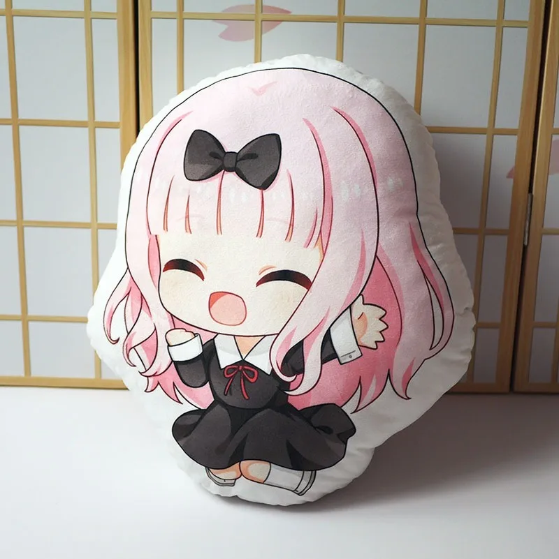 Аниме Kaguya-sama Love Is War подушка игрушка Shinomiya Kaguya Fujiwara короткая плюшевая кукла