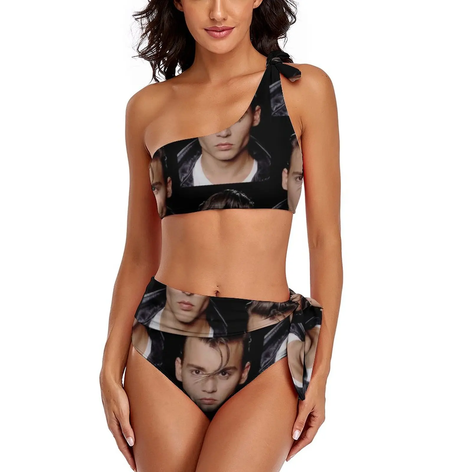 Купальник-бикини с бантом и юбкой-бантом | Спорт развлечения