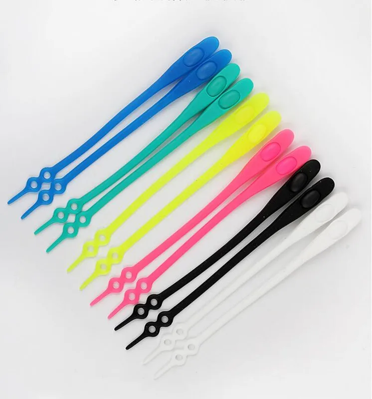 12 шт./лот эластичные силиконовые шнурки аксессуары для обуви без шнурков