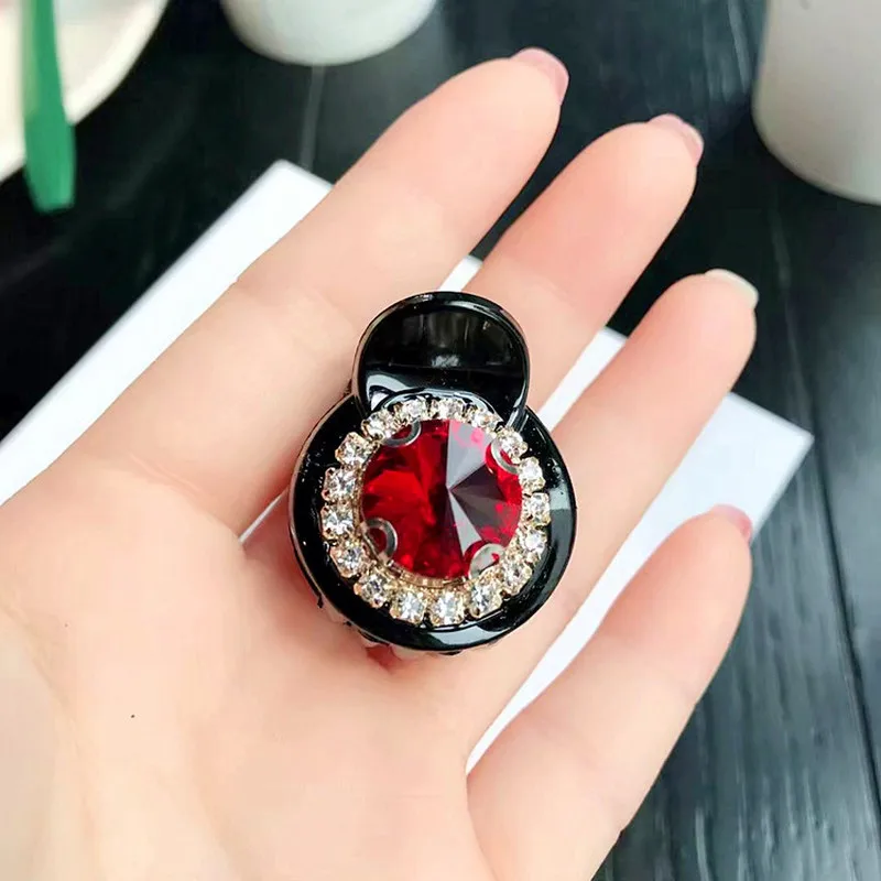 Головные уборы в Корейском стиле для девушек простые заколки Стразы Кристальные