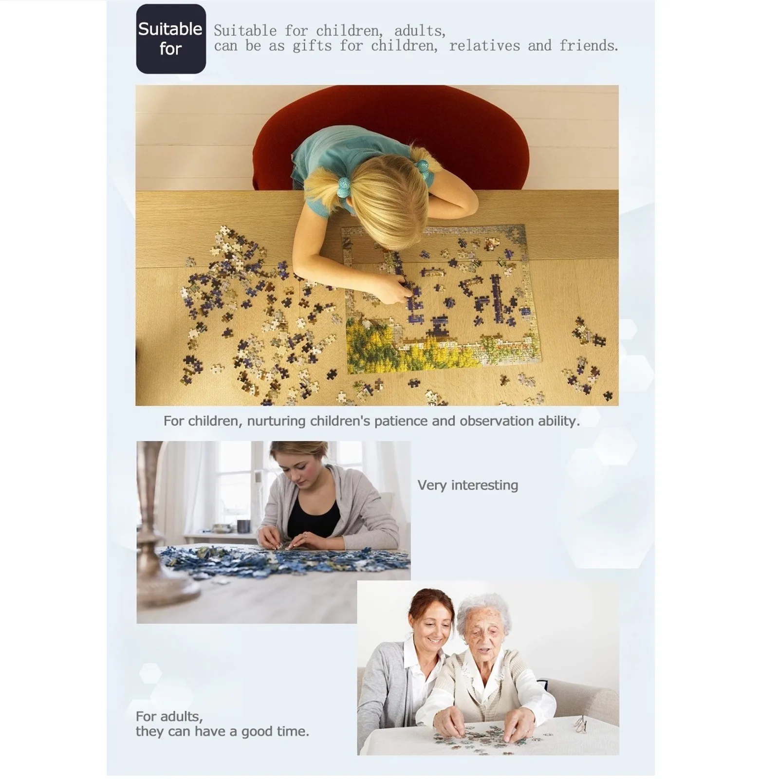 

HIINST 1000pcs Cats Drinking Picture Wooden Jigsaw Puzzle Toys Kid Educational Toy Building Block Game Drop Ship