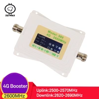 zqtmax 4g repeater 2600mhz signal booster b7 2600 mhz cellular signal amplifier fdd lte internet repeater 62db