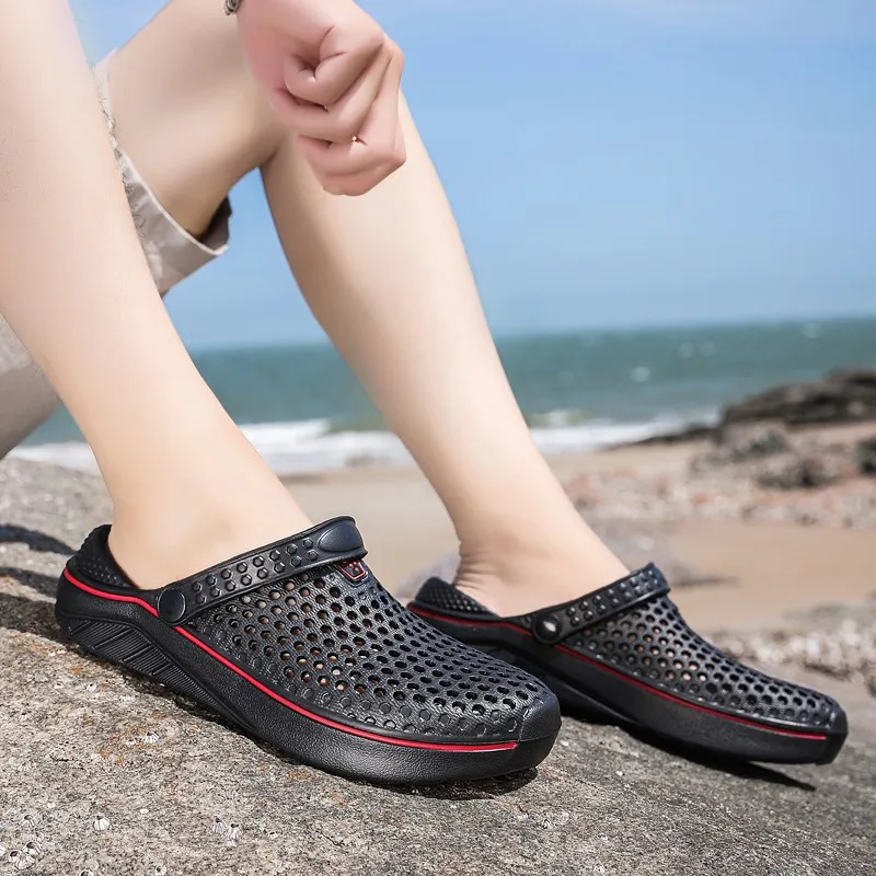 

Flat Shoes Summer Sneakers Men's Beach Slippers Sandals Mens Luxury Man Sandal Male Fashion Native Men For 2021 Flip Flops Brand