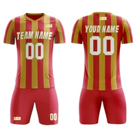 personalized soccer jersey and shorts full sublimation team namenumber make your own soccer outfits breathable uniform for men