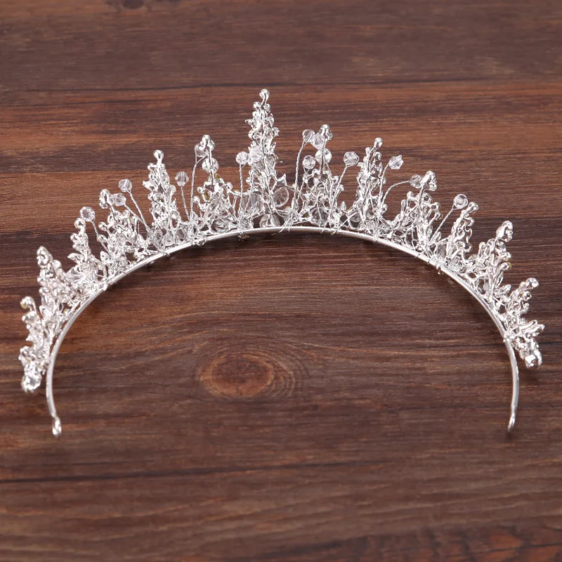 Модные свадебные аксессуары для волос Корона головной убор невесты хрустальные
