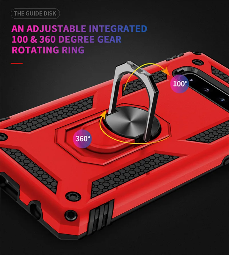 Чехол для Samsung Galxy Note 8 9 10 противоударный армированный Прочный чехол Galaxy S7 S8 S9 S10 Plus