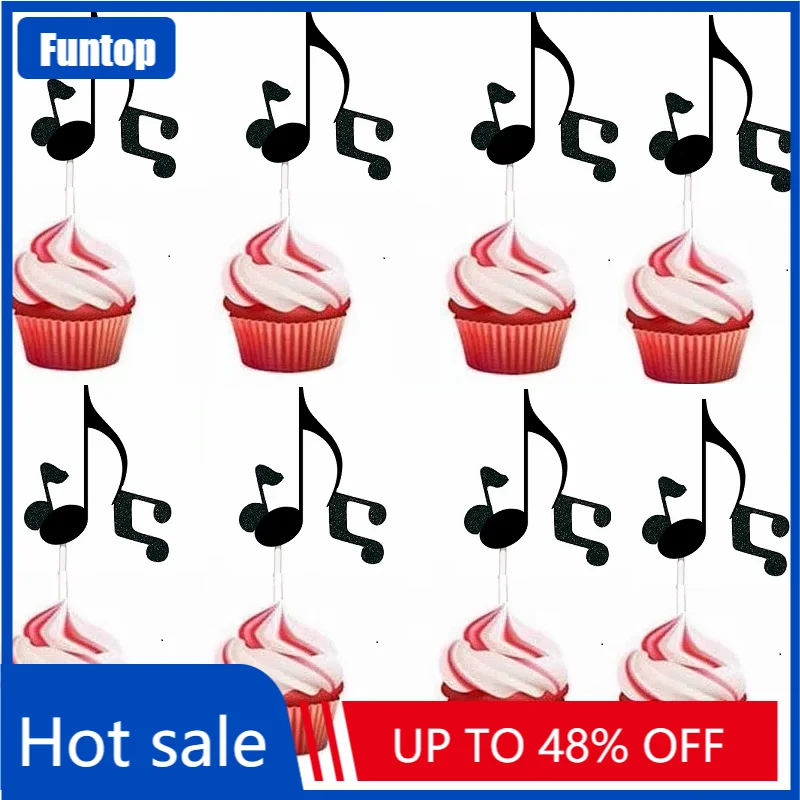

2021 Fashion Short Video Party Supplies Music Theme Birthday Cake Topper Festive Party Decorations cake topper Party Supplies