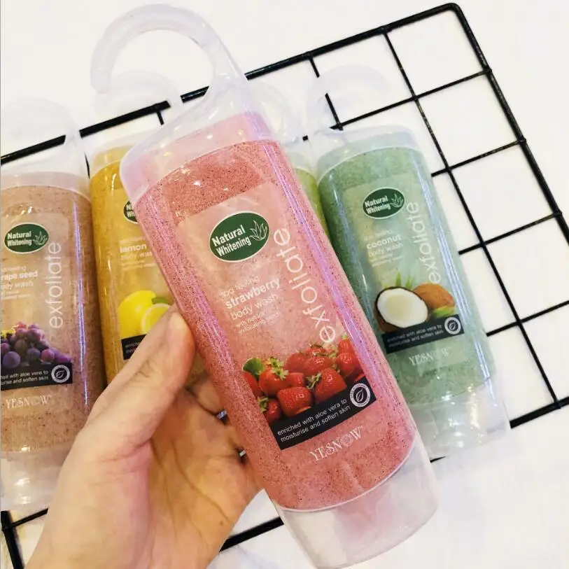 YESNOW фруктовый скраб для мытья тела стойкий аромат куриной кожи Отшелушивание