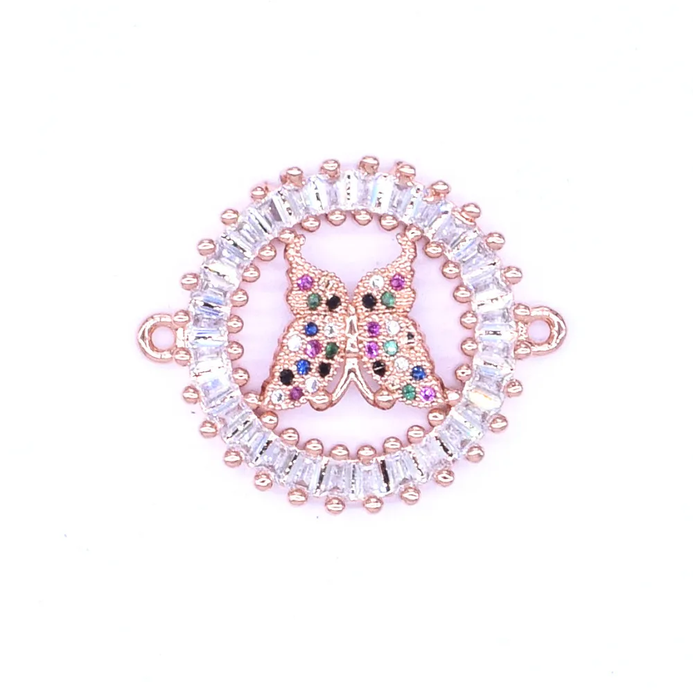 Красивые Подвески-бабочки с микрозакрепкой циркониевый кулон подходит для