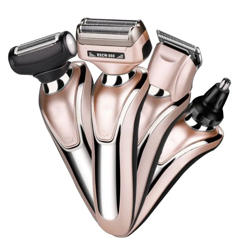 

3 In 1 Cordless Electric Shavers Hair Clippers, Rechargeable Nose Hair trimmer for men Wet Dry Electric Shavers Men, Waterproof