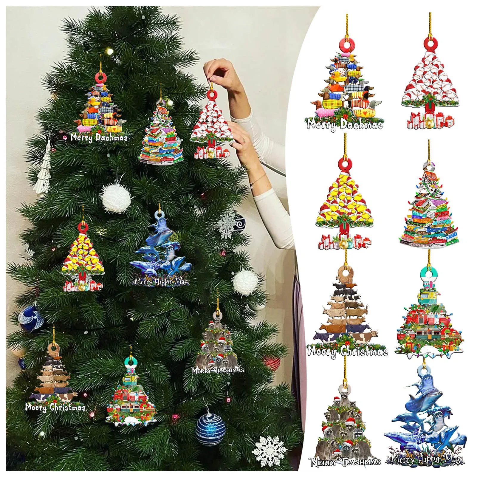 

Christmas Tree Ornaments Diy Pendant 2021 Christmas Ornaments Hanging Decoration Gift Product Personalized Party Decorations