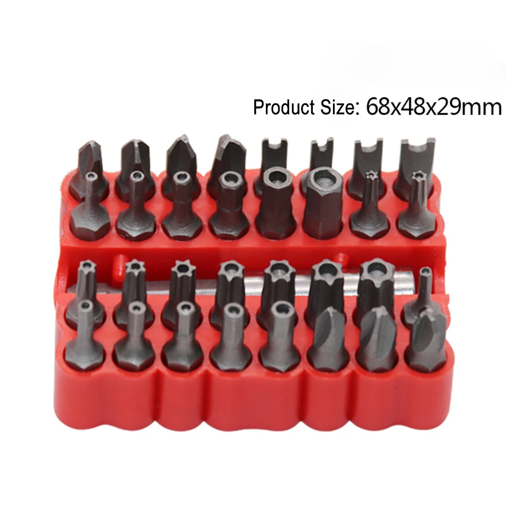 33 шт. защитный гаечный ключ Torx с шестигранной звездой, гаечный ключ с тремя крылами, отвертка, магнитный держатель для бит, отвертка, биты VEN43T5
