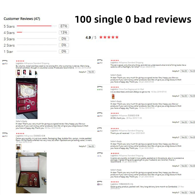 Набор фляг для виски RUIDA 8 унций без БФА из нержавеющей стали с подарочной